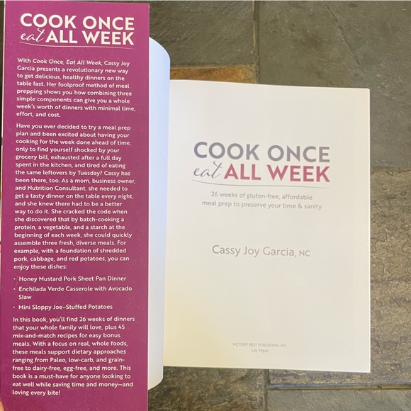 🥙 Cook Once, Eat All Week: 26 Wks of Gluten-Free, Affordable Meal Prep Cookbook - Picture 3 of 4
